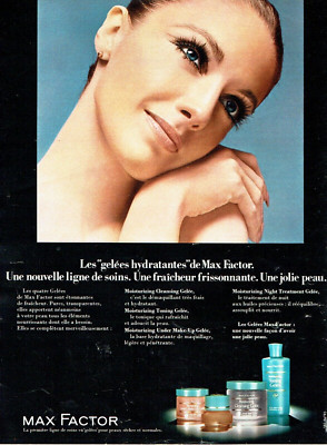 Advertising 0523 1972 Cosmetics Beauty Creams Max Factor