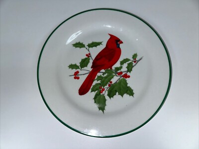National Wildlife Federation CARDINAL Dinner Plate 10.75  FREE SHIPPING