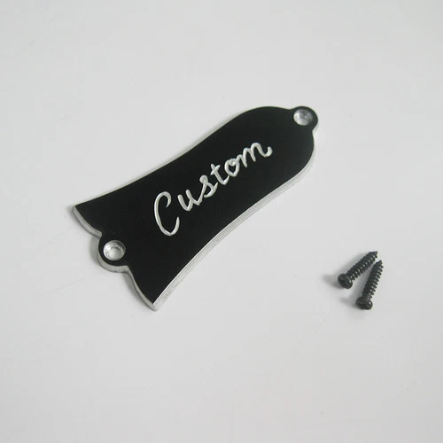 Hand engraved Custom aluminum truss rod cover fit to most Gibson guitars AB29