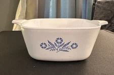 Corning Ware Blue Cornflower 2 3/4 Cup Casserole Dish P-43-B  22 OZ Blue Stamp