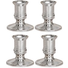 4Pcs Single Straight Taper Candle Stick Holders Table Wedding Dinning Home Decor