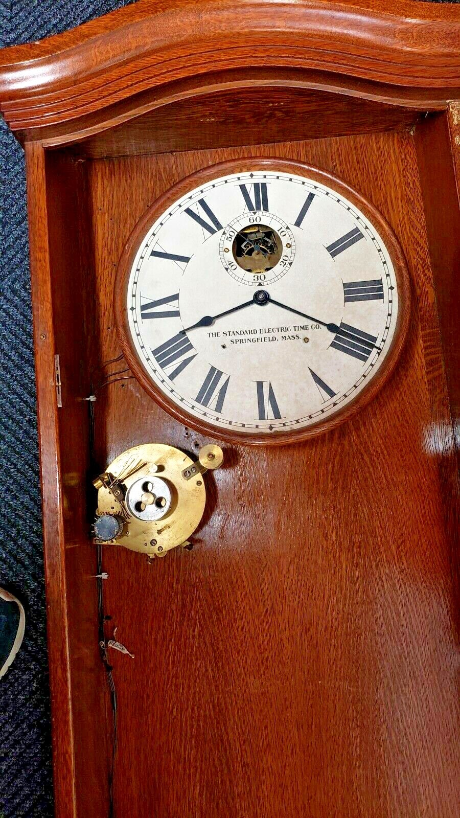 The Standard Electric Time Company Clock eBay