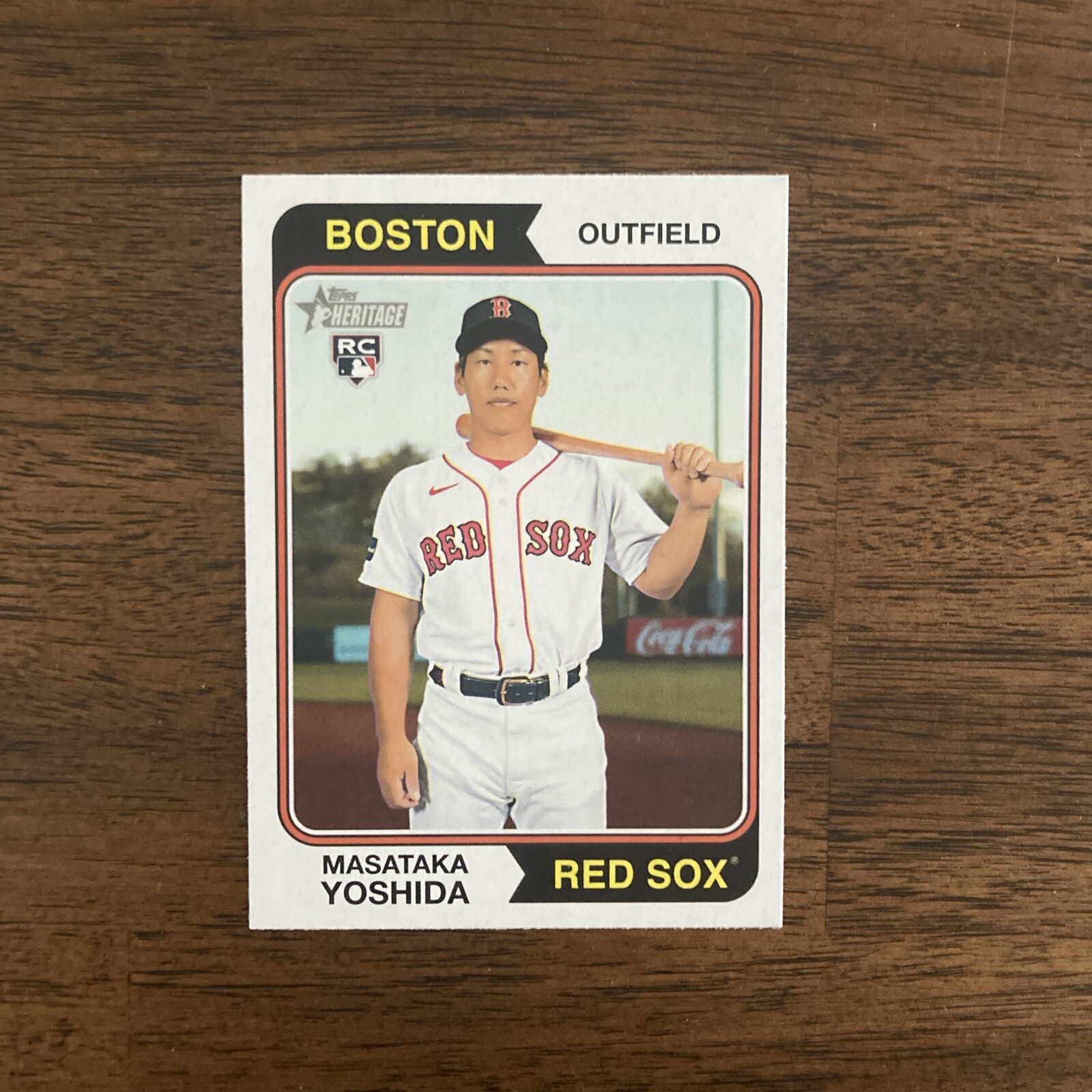 MASATAKA YOSHIDA 2023 Topps Heritage 108 Base Short Print Rookie Variation SP RC