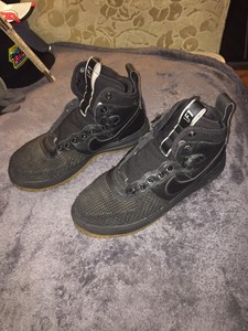 Nike Lunar Force 1 LF1 Duckboot Black Hi Top Sneakers 805899-003 Mens 9.5  Used | eBay