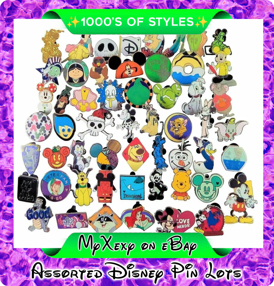 Disney Pins Lot Bulk Assorted Disney Trading Pins Princess Hero Mickey ...