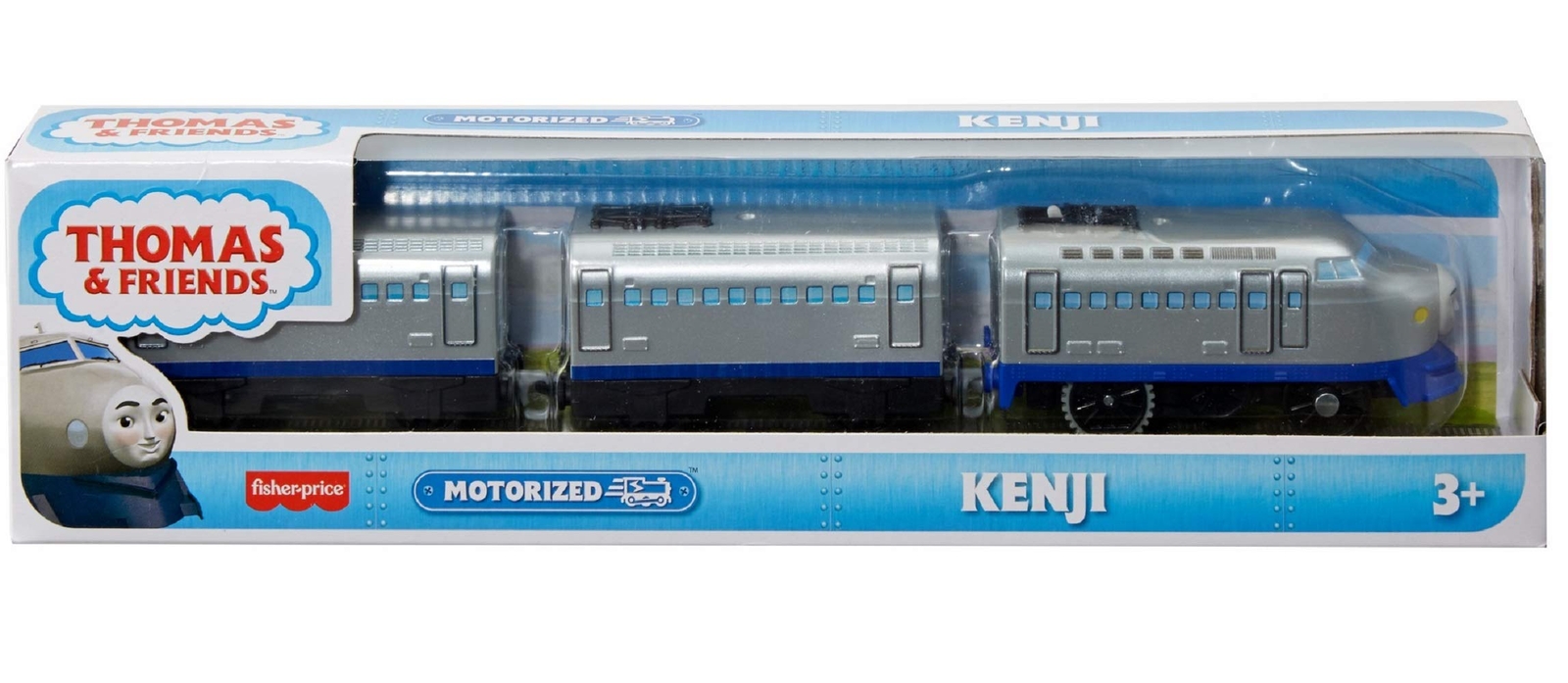 Kenji Battery-Powered Motorized Toy Train Engine for Preschool Kids Ages 3 Ye...