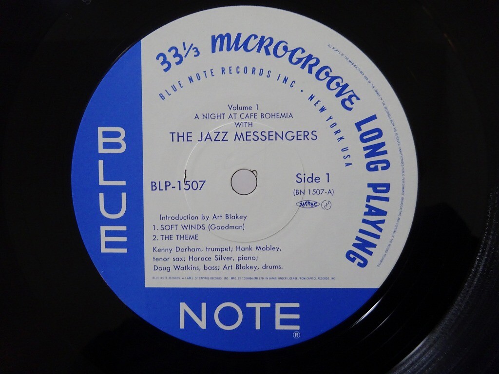 米LP Jazz Messengers At The Cafe Bohemia Volume 1 BLP1507 BLUE NOTE /00260 The Jazz Messengers - Vol. 1 - Blue Note Vinyl Reissue 45 RPM