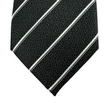 Alfani Mens Jacobus Stripe Slim Neck Tie Black 2.75"