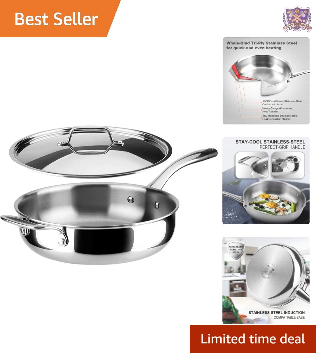 Slope Sided Saute Pan