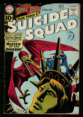 DC Comics FN 6.0 BRAVE & THE BOLD #38 Suicide squad TASK FORCE X Dinosaur Master