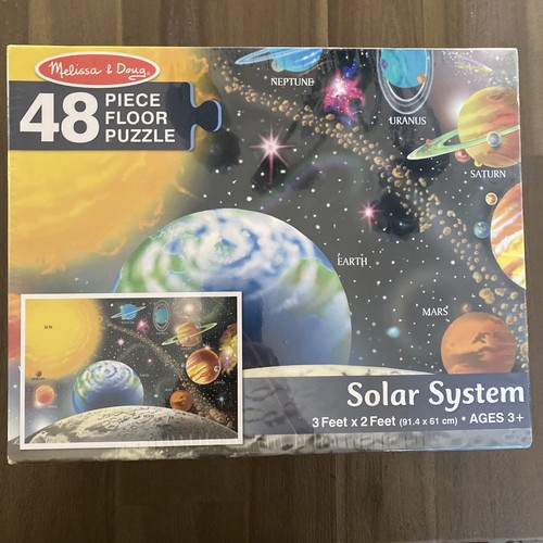 Melissa & Doug Solar System Floor Puzzle 48pcs - 第 1/7 張圖片
