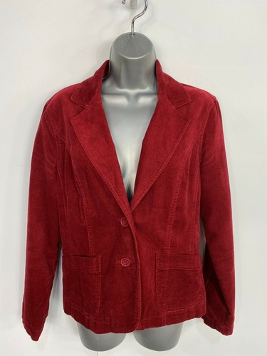 WOMENS MONSOON UK 10 DARK RED SMART 