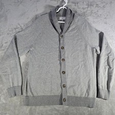 Goodfellow  Co. Gray Cardigan Sweater Button Front Knitwear Mens Large