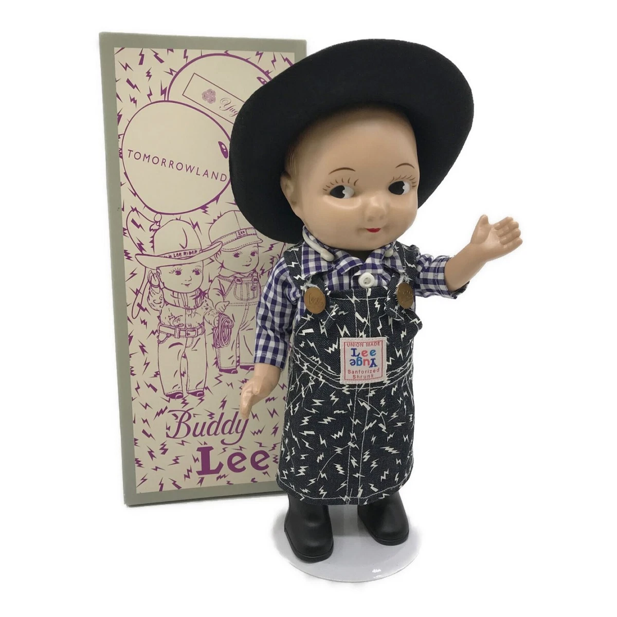 Buddy Lee Doll TOMORROWLAND × Lee × Yuge Overalls × Hat
