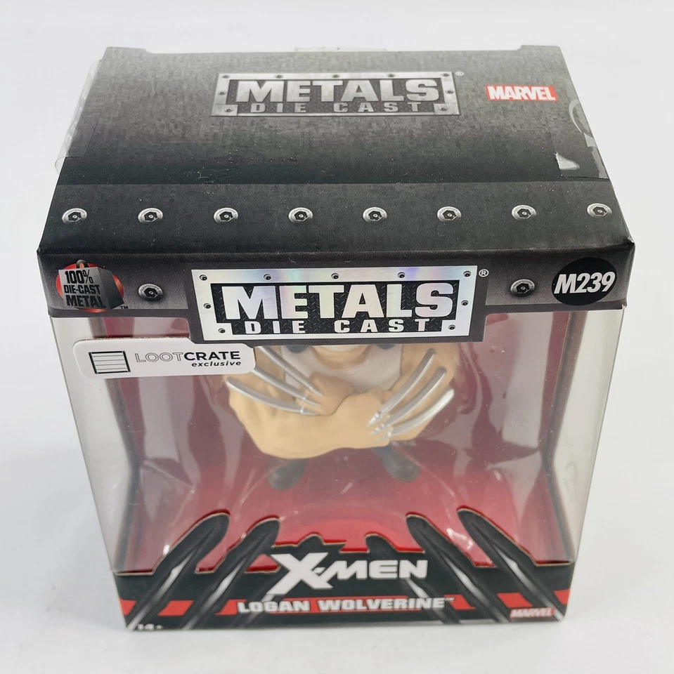 Jada Metals Die Cast X-MEN "Logan Wolverine" (exclusivo de caja de botín) Foto 2 de 4