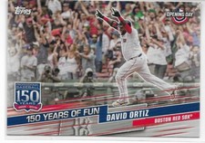 2019 Topps Opening Day 150 years Of Fun Insert # YOF20 David Ortiz - Red Sox