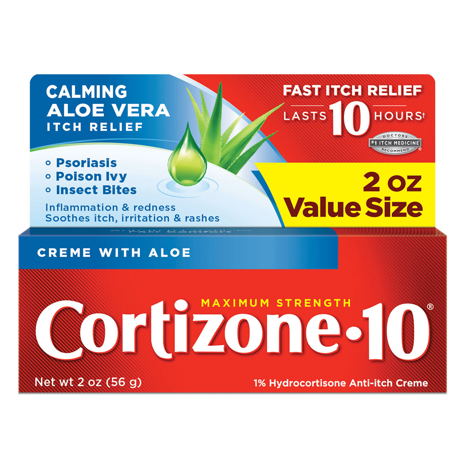 Cortizone 10 Maximum Strength Anti NEW ! Super beauty product restock quality top! before selling ☆ ..+ Itch Oz 2 Crème