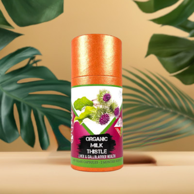 Bio Mariendistel Extrakt Gemüse Kapseln Mega Stärke 7.000mg Detox OHNE FÜLLER