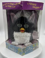 New Original 1998 Tiger Electronics Tuxedo Furby Model 70-800 In Original Box