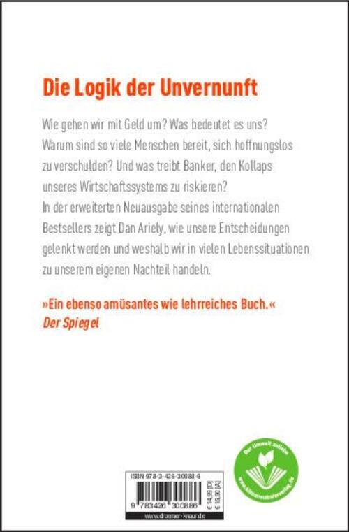 Thumbnail - Denken Hilft Zwar, Nützt Aber Nichts Dan Ariely Taschenbuch 443 S.