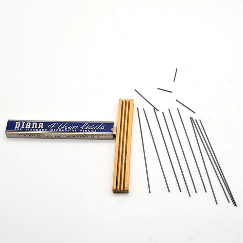 DIANA J.S. Staedtler Inc USA 4" Thin Leads HB 12 #104-S Mechanical Pencil Lead V