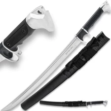 Honshu Sub-Hilt Wakizashi, 20 3/8” Carbon Steel Blade, Scabbard, 28 7/8" Overall