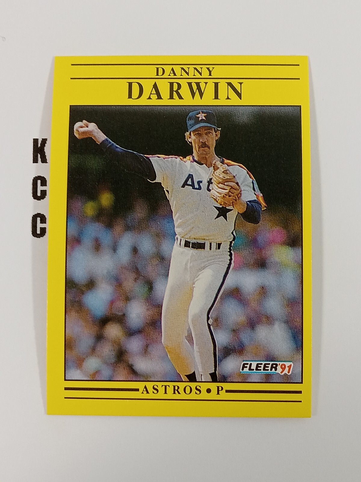 1991 Fleer MLB Baseball Houston Astros #503 Danny Darwin