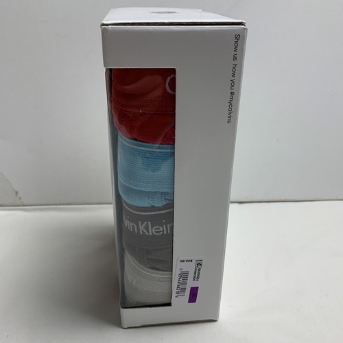 Herren Calvin Klein klassische Passform Baumwolle Slip 4er-Pack Unterwäsche Größe 2XL 44-46 Neu - Bild 3 von 5