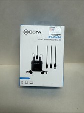 BOYA BY-DM20 Dual-Channel Recording Kit Lavalier Microphone for iOS/Android/PC