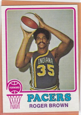 1973-74 TOPPS BASKETBALL ROGER BROWN #231 PACERS EX/EXMT *80031 | eBay