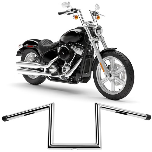 Motorcycle 1" 25mm Handlebars Drag Bar 8" Rise For Kawasaki Vulcan 900