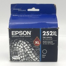 Epson 252XL OEM Genuine Sealed Box High Yield Printer Ink Cartridge 12/2023
