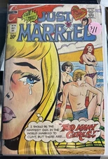 All New Just Married #88  Pop Art Crying Girl Romance Cover 1972 Charlton Comics
