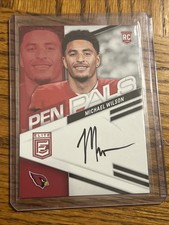 2023 Donruss Elite Michael Wilson Pen Pals Black Ink On Card Auto Cardinals RC