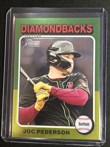 🔥Joc Pederson 2024 Topps Heritage High Number #595 Chrome 359/699 Diamondbacks - 第 1/3 張圖片