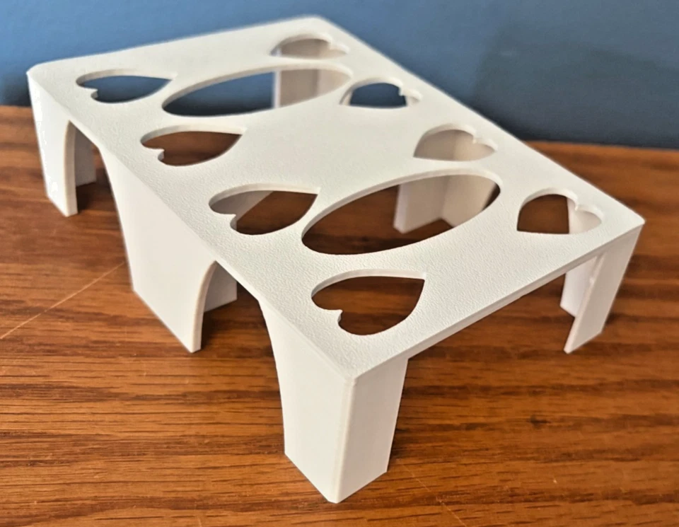 2 to 4 Deck Playing Card Tray Canasta Hand & Foot Samba Gin Rummy White USA Made - Image 4 of 4