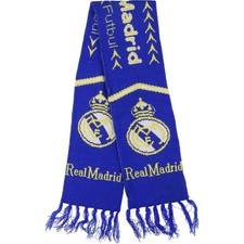 Vintage LA LIGA REAL MADRID all-over soccer scarf