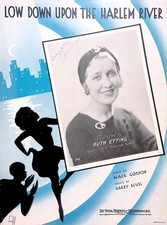 Low Down Upon The Harlem River Sheet Music Ruth Etting Harry Revel Mack Gordon