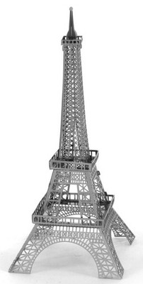 Metall Erde Eiffelturm 3D Laser geschnittene Modelle