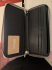 Michael Kors Gray/Black Logo Zip-Around Wristlet Wallet Wrist Strap — photo 3