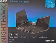 Netgear Nighthawk AX12  (RAX120v2) 12 Stream Wi Fi Router