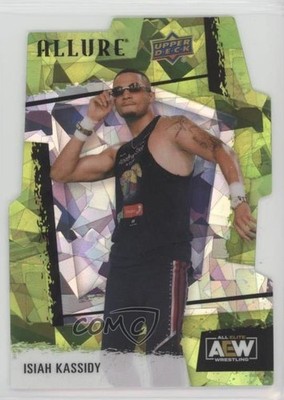 2022 Upper Deck Allure AEW Green Rainbow 40/99 Isiah Kassidy #46 0nr3