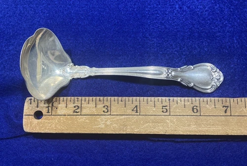 Gorham Sterling Silver Chantilly 1895 No Mono 6.75" Gravy Ladle 74 grams
