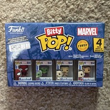 Funko Bitty Pop! Marvel 4-Pack   Spider-Man Peter Parker Limited Chase Edition
