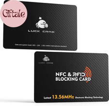 RFID Blocking Cards 2 Pack Slim Safecard NFC Wallet Protector for Contactless
