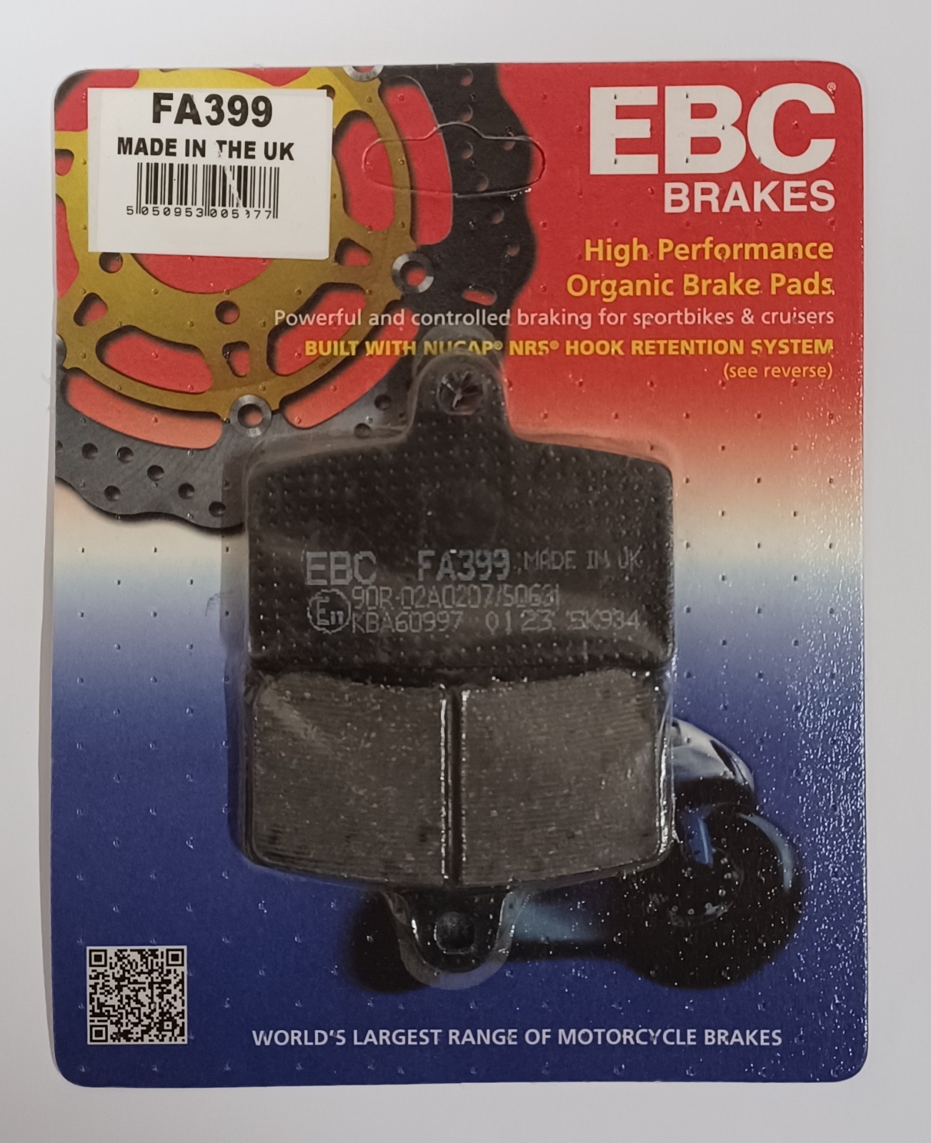 EBC FA399 FRONT Brake Pads (Aprilia RS450/125 RS125 Tuono 125) - Image 34