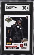 ASHTON JEANTY 2025 Panini Instant NFL Draft Night #DN-6 Rookie SGC 10