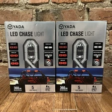 (2 Pack) YADA 7 Inch LED ATVChase Light Kit 360LM IP67 LM533858-84 DOT Compliant