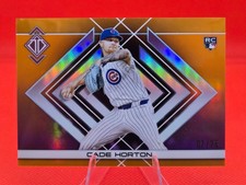 2025 Topps Transcendent Cade Horton RC Orange Refractor Variation 7/25 #74