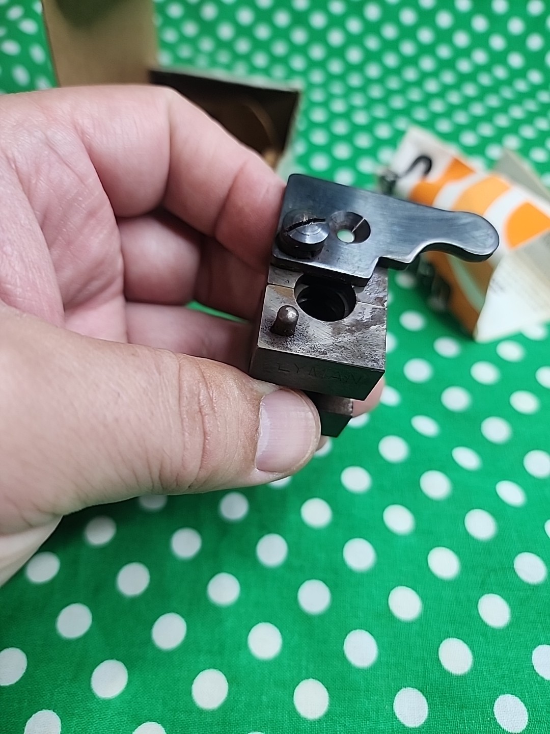 LYMAN 504617 SINGLE CAVITY BULLET MOLD LEAD MOULD RELOADING RELOAD MOLD